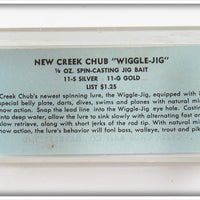 Creek Chub Silver Wiggle Jig In Box 11-S