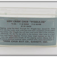 Creek Chub Silver Wiggle Jig In Box 11-S