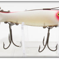 Vintage Heddon White & Red Dowagiac Spook Lure