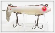 Vintage Heddon White & Red Dowagiac Spook Lure