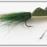 Vintage Heddon Green Pop Eye Frog Lure