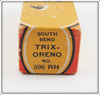 South Bend Red Head White Trix Oreno In Box 596 RH