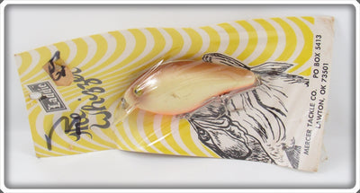 Vintage Mercer Tackle Co. Brown Back Laddie The Whizzer Lure On Card