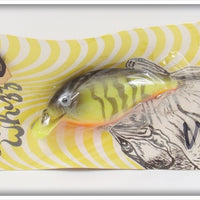 Mercer Tackle Co. Chartreuse Crawdad Laddie The Whizzer Lure On Card