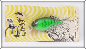 Mercer Tackle Co. Green Crawdad Laddie The Whizzer Lure On Card