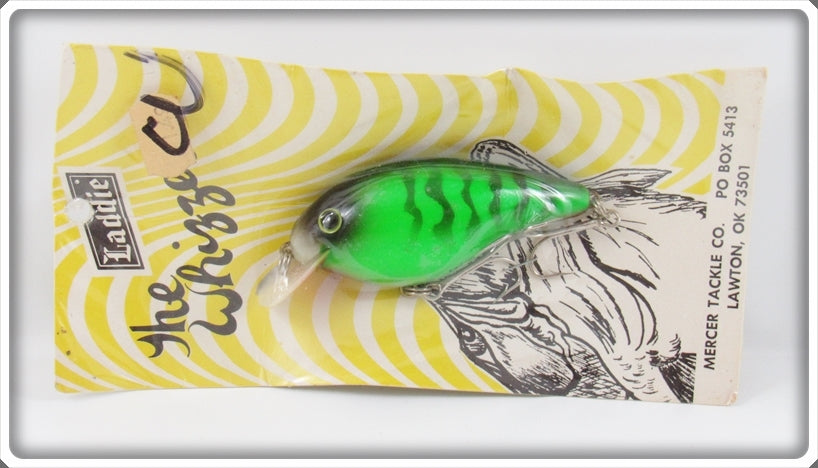 Mercer Tackle Co. Green Crawdad Laddie The Whizzer Lure On Card