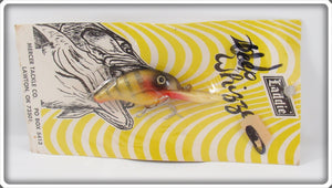 Vintage Mercer Tackle Co. Perch Laddie Deep Whizzer Lure On Card