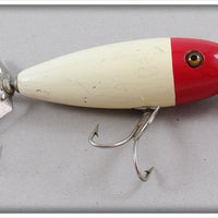 Vintage Shur Strike Red Head White Baby Surf Oreno Lure