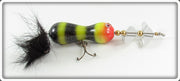 Vintage Nellie Bait Co Len Hartman Yellow Wasp Surface Bait