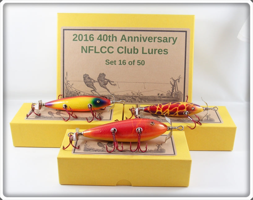 NFLCC 2016 40th Anniversary Club Lures Set In Box