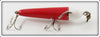 Hills Bait Co Red & White Screw Ball Lure In Box