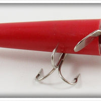 Hills Bait Co Red & White Screw Ball Lure In Box