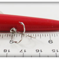 Hills Bait Co Red & White Screw Ball Lure In Box