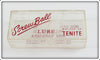 Hills Bait Co Red & White Screw Ball Lure In Box