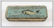 Vintage Al Foss Shimmyette Fly Rod Wiggler Empty Tin