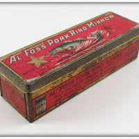 Al Foss Shimmy Wiggler No. 5 In Red Tin