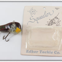 Vintage Edkor Tackle Co Squealor Lure On Card 