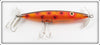 Heddon Spook Glow Spotted Orange Dying Flutter With Card