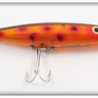 Heddon Spook Glow Spotted Orange Dying Flutter With Card