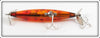 Heddon Spook Glow Spotted Orange Dying Flutter With Card