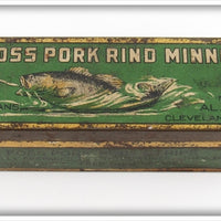 Al Foss Solid White Oriental Wiggler No. 3 In Green Tin