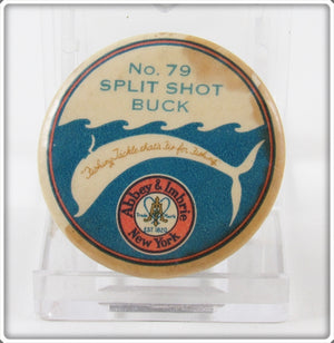 Vintage Abbey & Imbrie No. 79 Split Shot Buck Tin