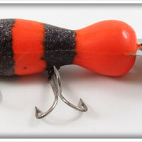 Len Hartman Tackle Co Orange Wasp Musky Bug In Box