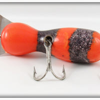 Len Hartman Tackle Co Orange Wasp Musky Bug In Box