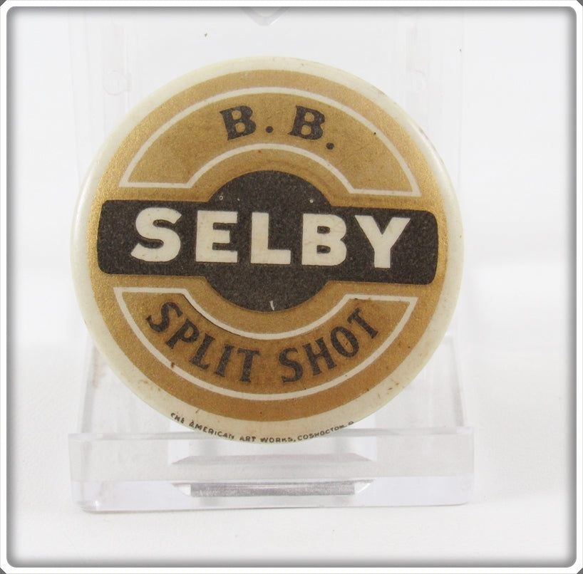 Vintage Selby B. B. Split Shot Tin