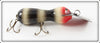 Smith Bait Mfg Len Hartman Black & White Musky Bug Lure