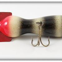 Smith Bait Mfg Len Hartman Black & White Musky Bug