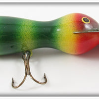 Smith Bait Mfg Len Hartman Green & Yellow Musky Bug