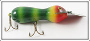 Smith Bait Mfg Len Hartman Green & Yellow Musky Bug