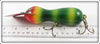 Smith Bait Mfg Len Hartman Green & Yellow Musky Bug