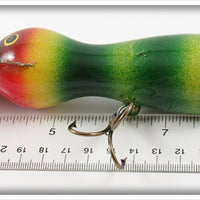 Smith Bait Mfg Len Hartman Green & Yellow Musky Bug