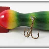 Smith Bait Mfg Len Hartman Green & Yellow Musky Bug