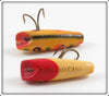 South Bend Red Arrowhead White & Yellow With Spots Fly Oreno Pair