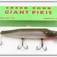 Vintage Creek Chub Special Order Silver Shiner Giant Pikie Lure 6003