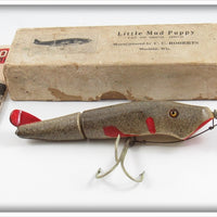 Vintage C. C. Roberts Mud Puppy Lure In Early Picture Box