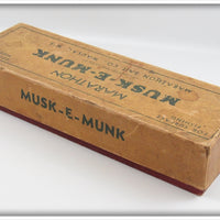 Marathon Bait Co. Red & White Musk E Munk In Box