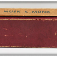 Marathon Bait Co. Red & White Musk E Munk In Box