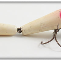 Vintage Rex Line Red & White Pearl Diver Lure