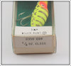 Heddon Fluorescent Green Coachdog Tiny Runt Sealed In Box 350 CDG