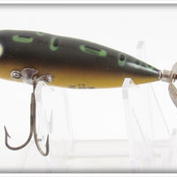 Vintage Heddon Bullfrog Wounded Spook Lure