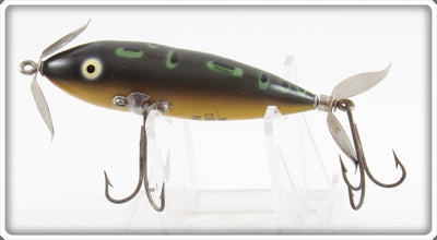 Vintage Heddon Bullfrog Wounded Spook Lure