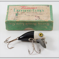 Sunny Brook Lure Co. Black & White Layfield Lure In Box 