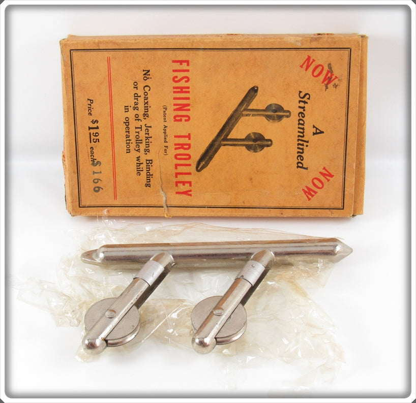 J. K. Engineering Co. Streamlined Fishing Trolley In Box