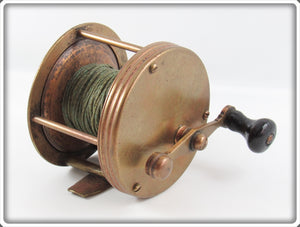 Julius Vom Hofe Brass 2/00 Reel Pat Oct 8 '89