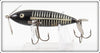 Vintage Heddon Black Shore Wounded Spook Lure