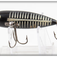 Vintage Heddon Black Shore Wounded Spook Lure